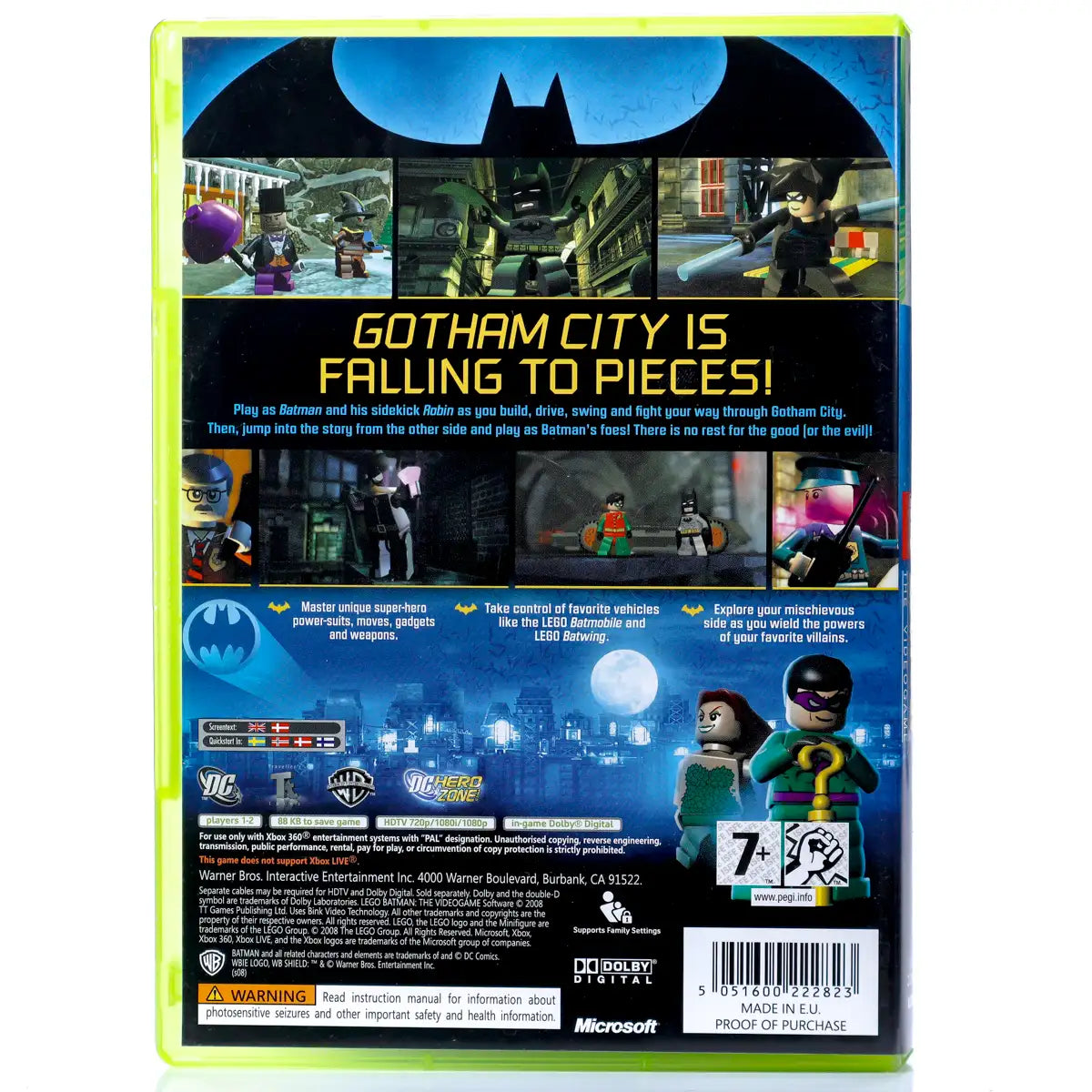 LEGO Batman: The Videogame - Xbox 360 spill - Retrospillkongen