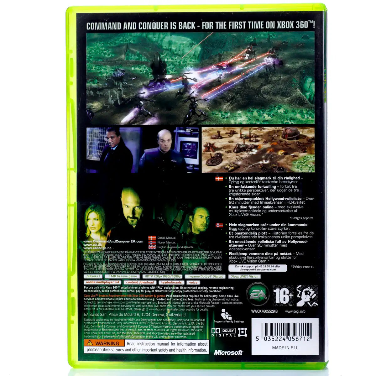 Command & Conquer 3 Tiberium Wars - Xbox 360 spill - Retrospillkongen