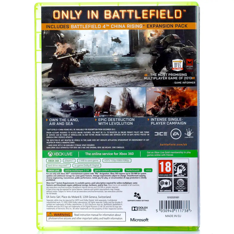 Battlefield 4 - Xbox 360 spill