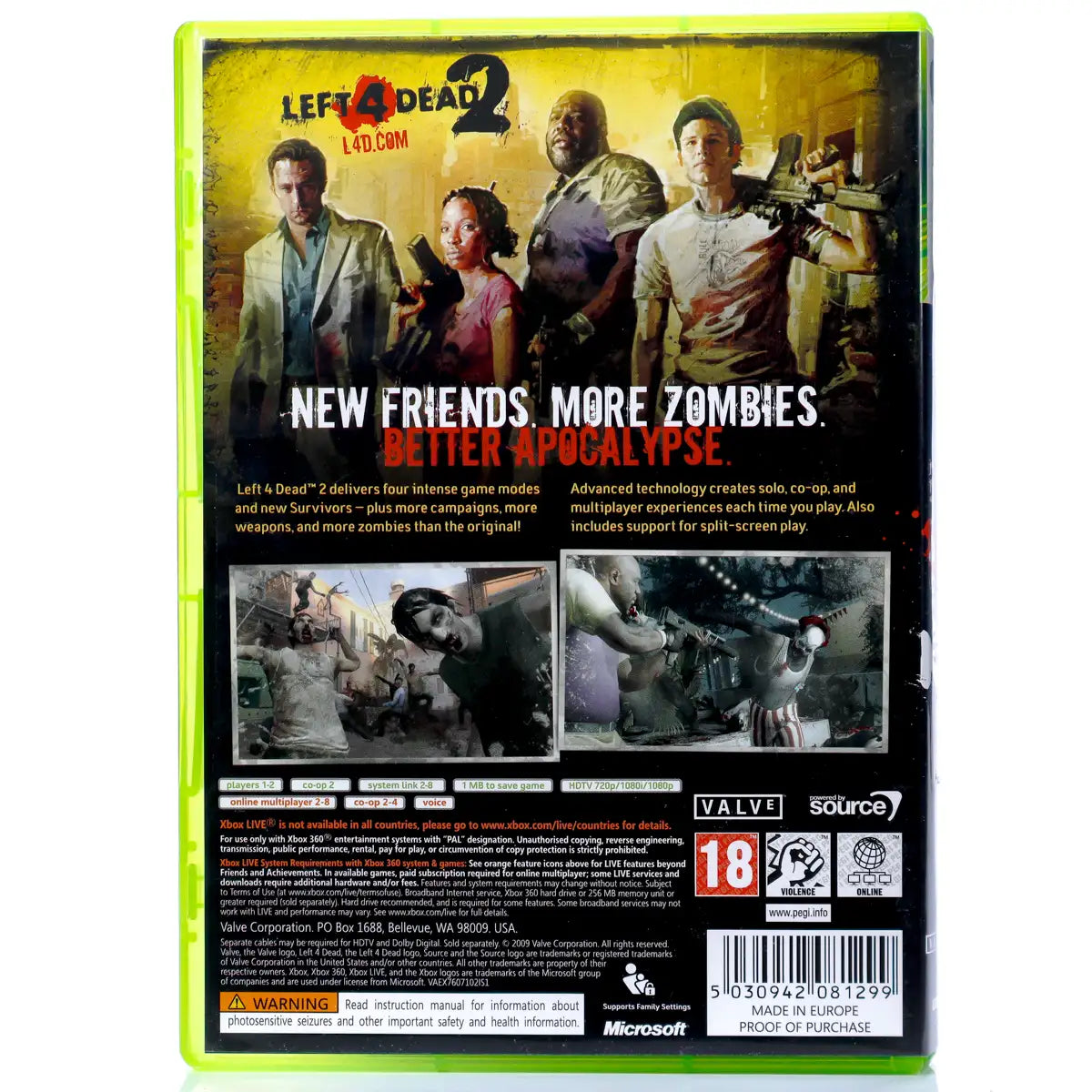 Left 4 Dead 2 - Xbox 360 spill - Retrospillkongen