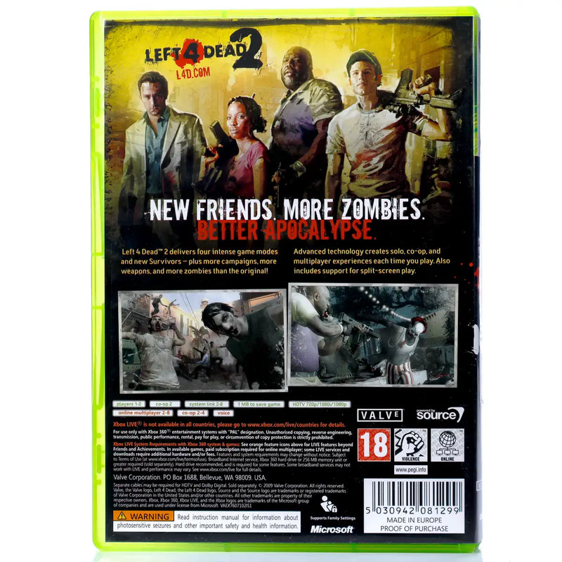 Left 4 Dead 2 - Xbox 360 spill