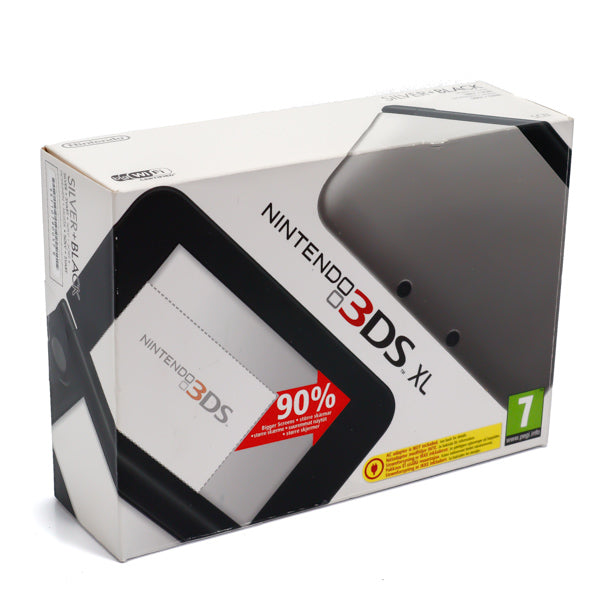 Nintendo 3DS XL Grå Konsoll m/Strømadapter (Komplett i Eske) - Retrospillkongen