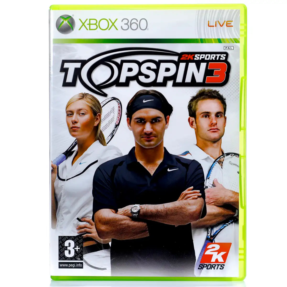 Top Spin 3 - Xbox 360 spill - Retrospillkongen