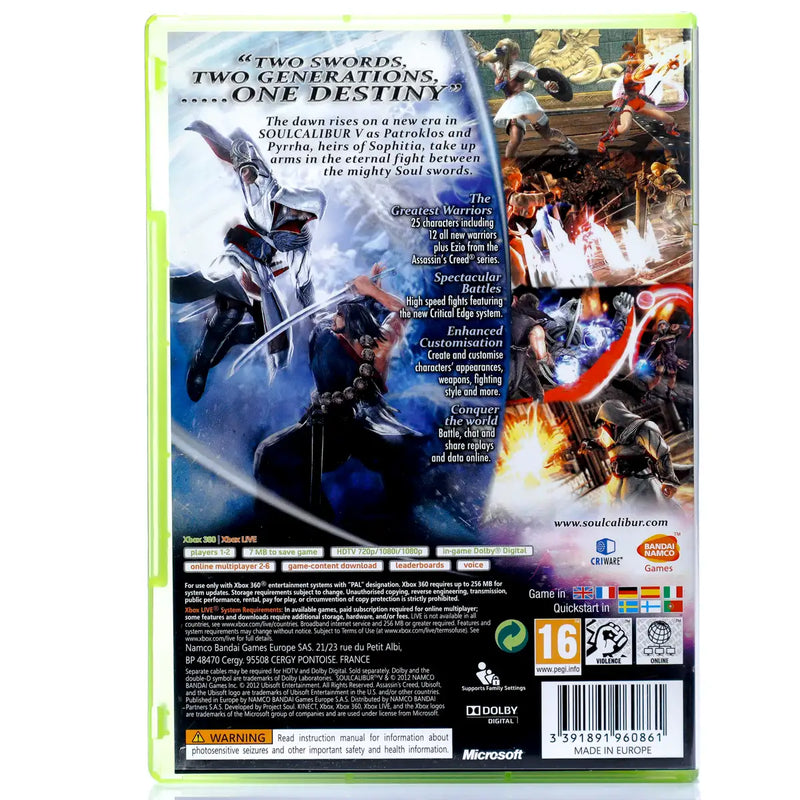 Soul Calibur V -Xbox 360 spill