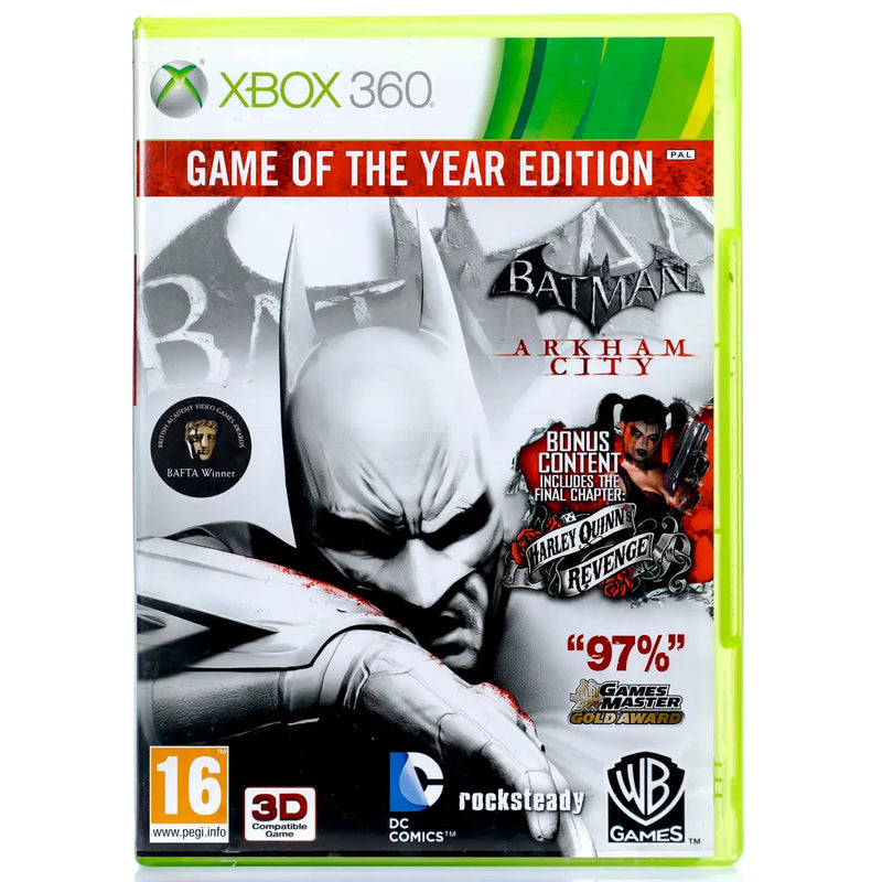 Batman Arkham City (Game of the Year edition) - Xbox 360 spill