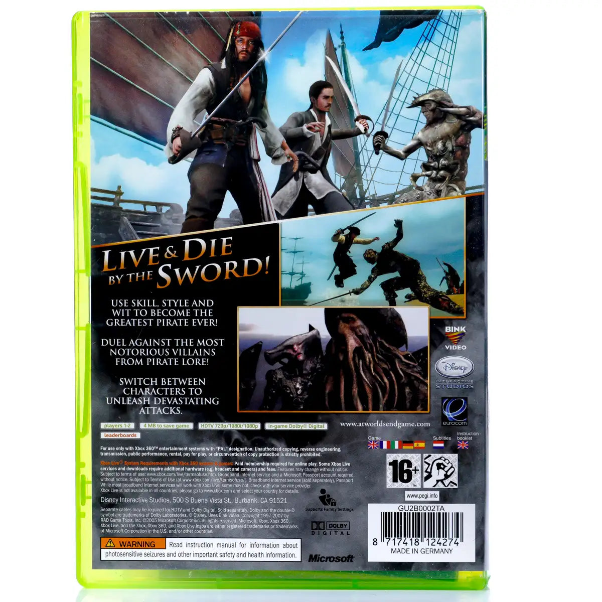 Pirates of the Caribbean: At World's End - Xbox 360 spill - Retrospillkongen