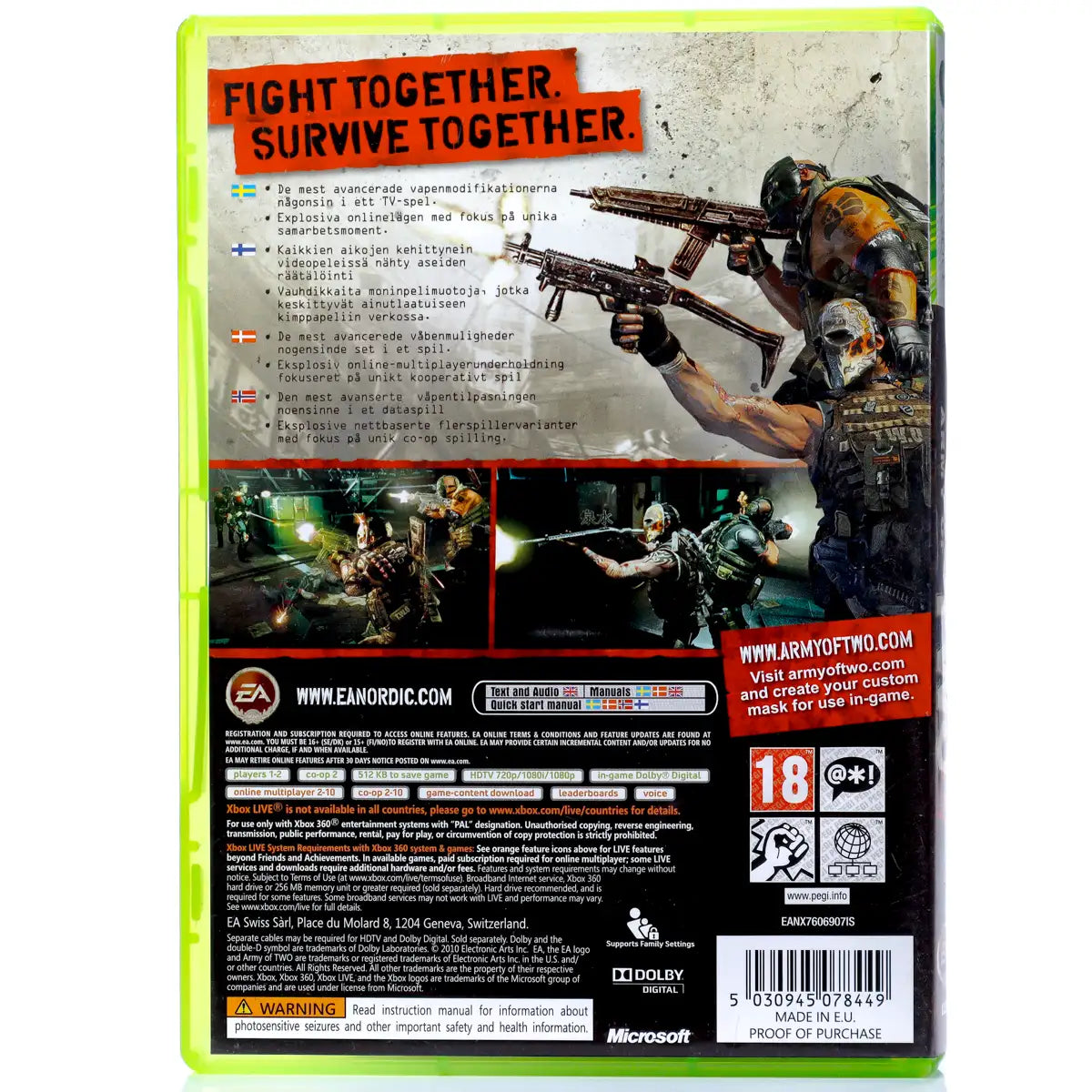Army of Two: 40th Day - Xbox 360 spill - Retrospillkongen