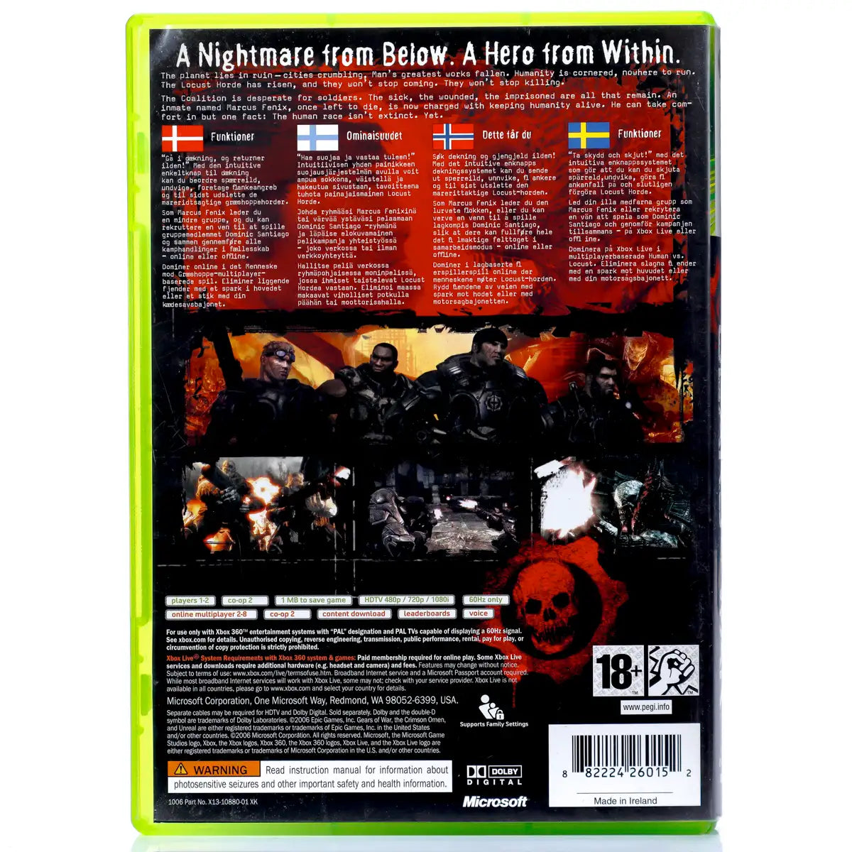 Gears of War - Xbox 360 spill - Retrospillkongen