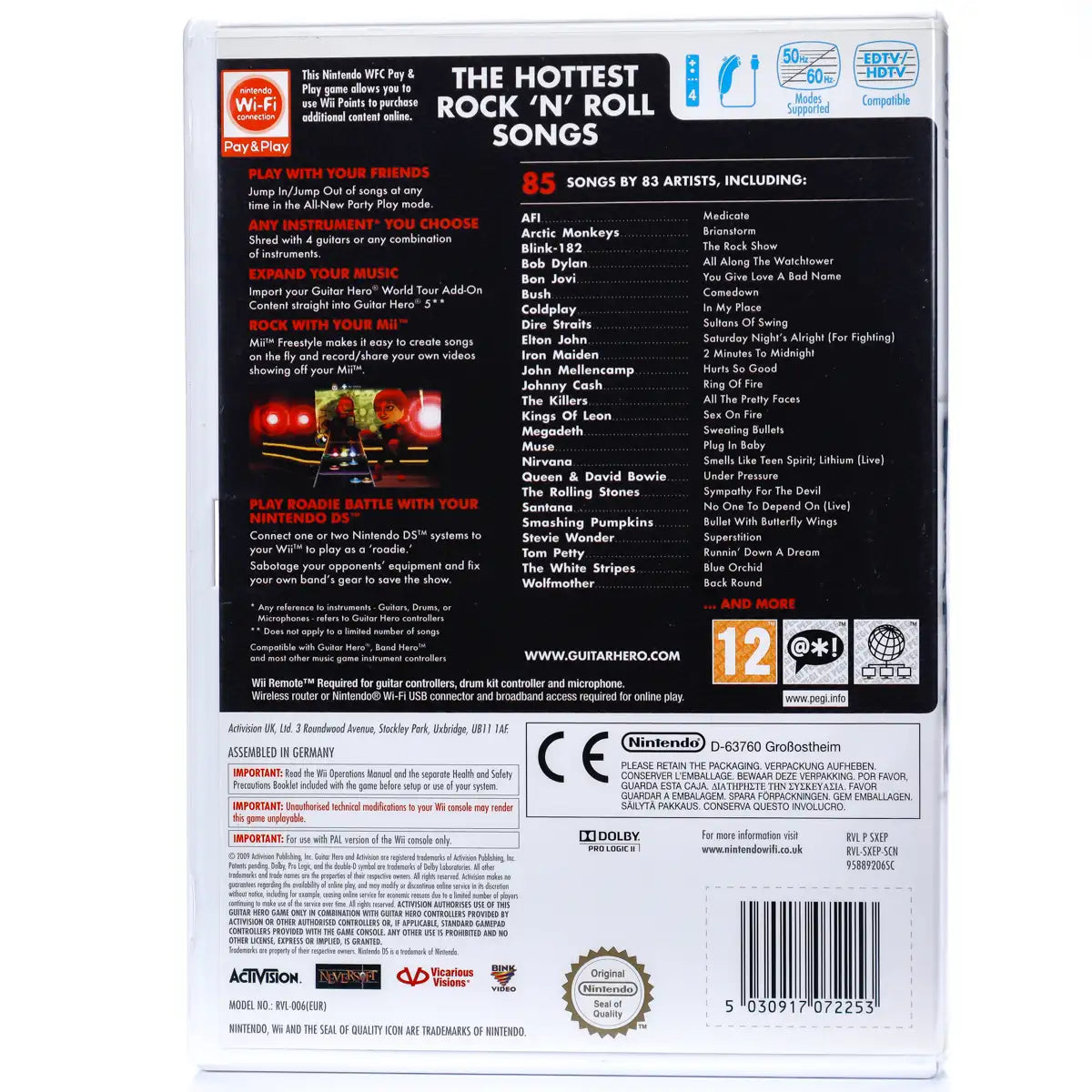 Guitar Hero 5 - Wii spill - Retrospillkongen