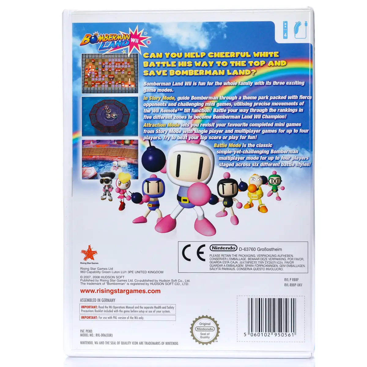 Bomberman Land - Wii  spill - Retrospillkongen