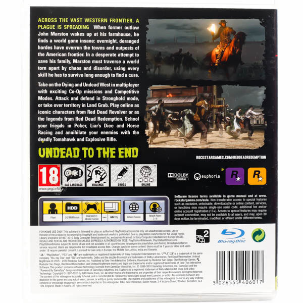 Red Dead Redemption: Undead Nightmare - PS3 spill - Retrospillkongen