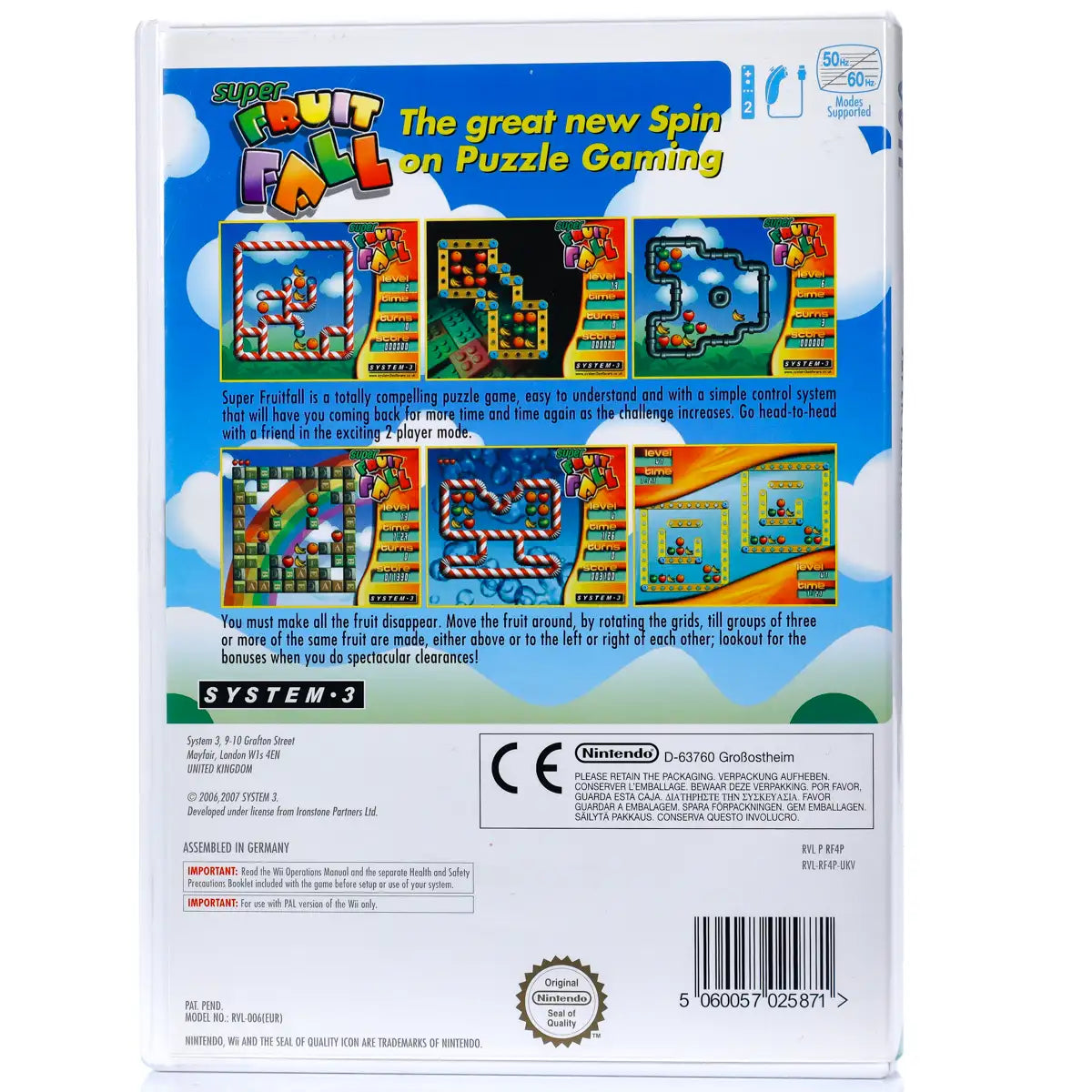 Super Fruitfall - Wii spill - Retrospillkongen