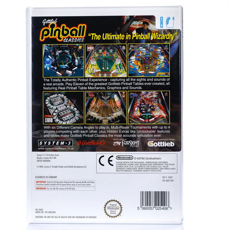 Gottlieb Pinball Classics - Wii Spill