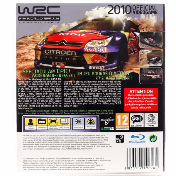 WRC FIA World Rally Championship - PS3 spill - Retrospillkongen