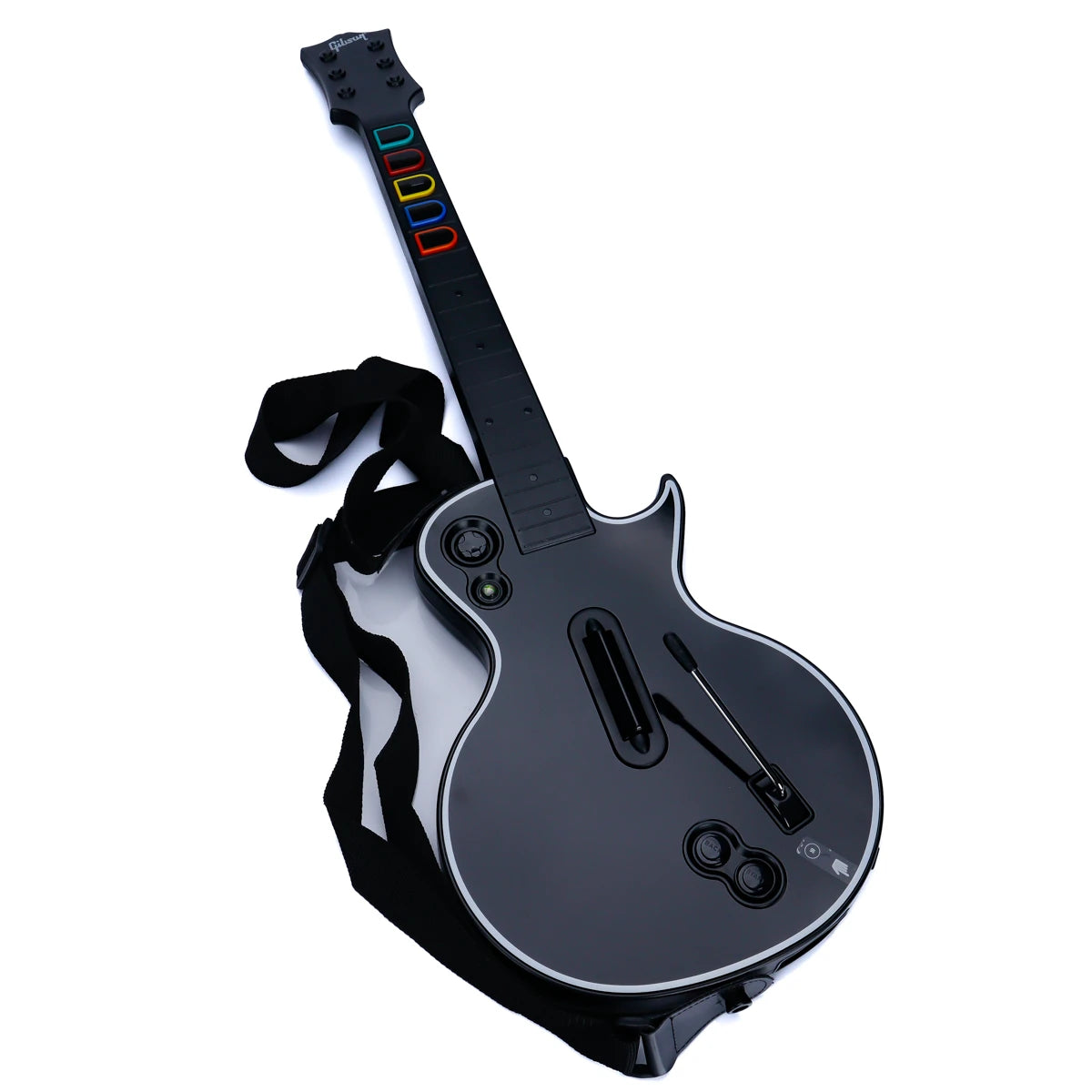 RedOctane Guitar Hero Black Gibson Les Paul Gitar - Xbox 360 - Retrospillkongen