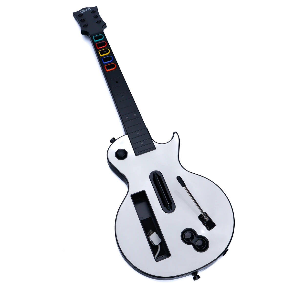 Guitar Hero Gibson Les Paul Hvit Nintendo Wii Gitar kontroller - Retrospillkongen