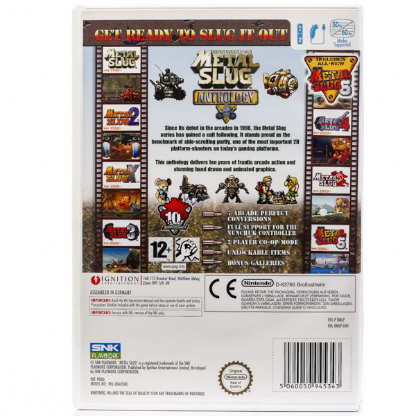Metal Slug: Anthology - Wii spill - Retrospillkongen