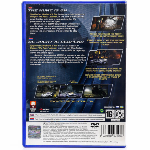 Spy Hunter: Nowhere to Run - PS2 Spill - Retrospillkongen
