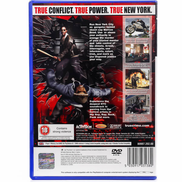 True Crime: New York City - PS2 Spill - Retrospillkongen