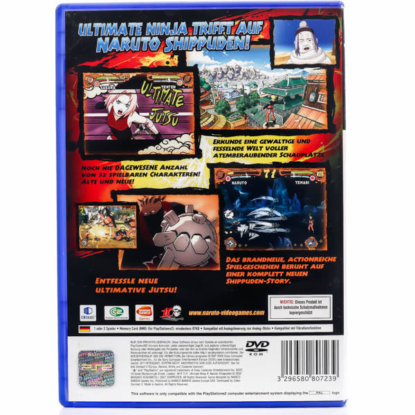 Naruto Shippuden: Ultimate Ninja 4  - PS2 Spill - Retrospillkongen