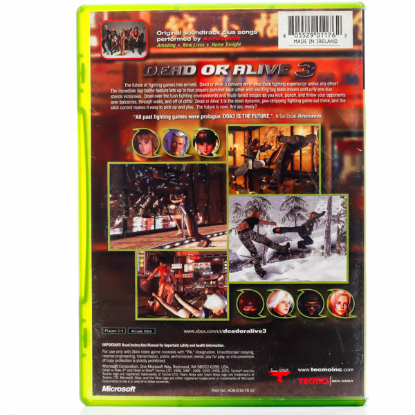 Dead or Alive 3 - Xbox spill - Retrospillkongen