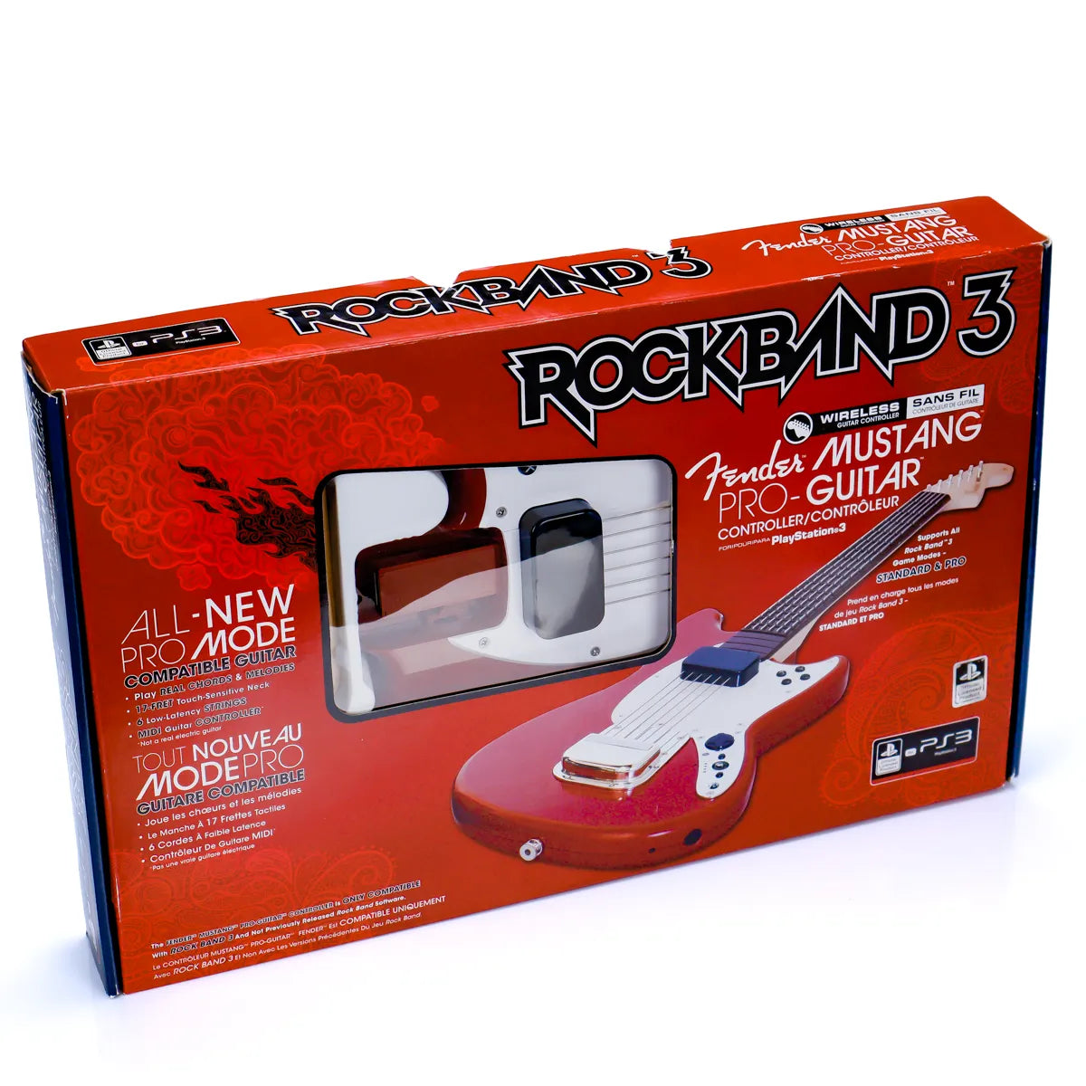 Rock Band 3 Gitar Bundle (Komplett i Eske) - PS3 spill - Retrospillkongen