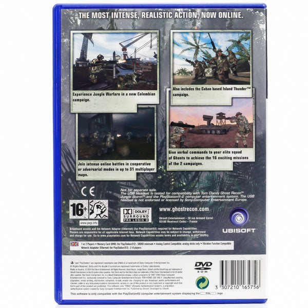 Tom Clancy's Ghost Recon: Jungle Storm  - PS2 Spill - Retrospillkongen