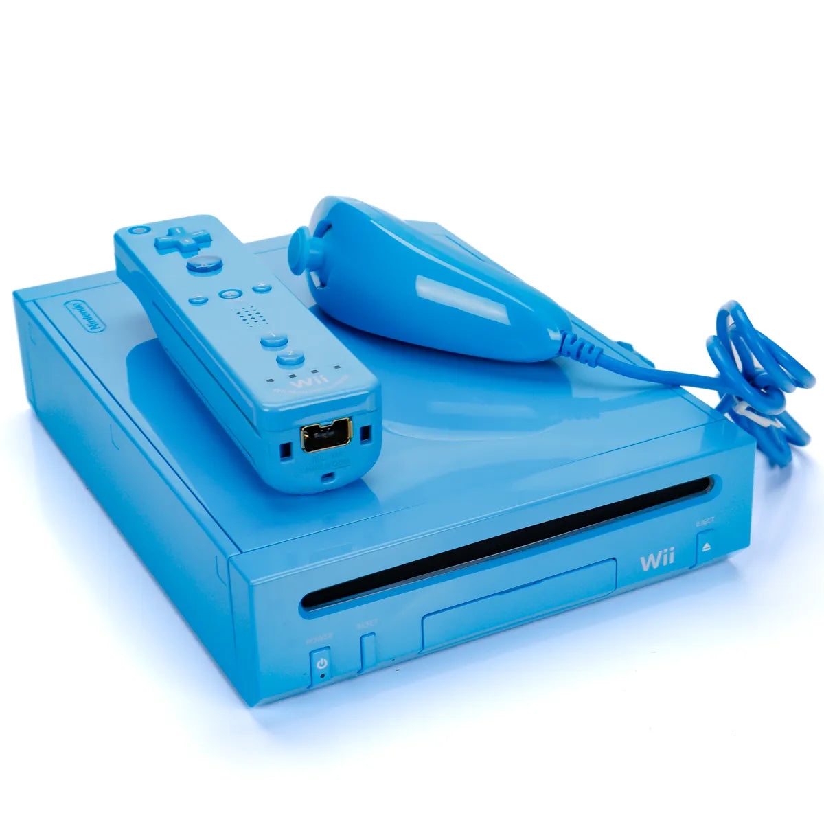 Nintendo Wii Turkis GameCube Kompatibel Konsoll Pakke - Retrospillkongen