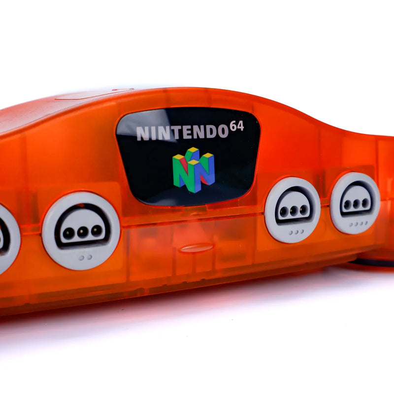 Nintendo 64 Funtastic Fire Orange Konsoll pakke