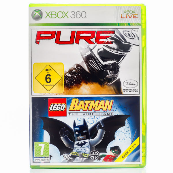 Pure & Lego Batman Bundle - Xbox 360 Spill (Forseglet) - Retrospillkongen