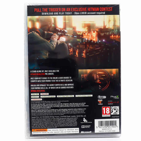 Hitman: Sniper Challenge - Xbox 360 spill (Forseglet) - Retrospillkongen