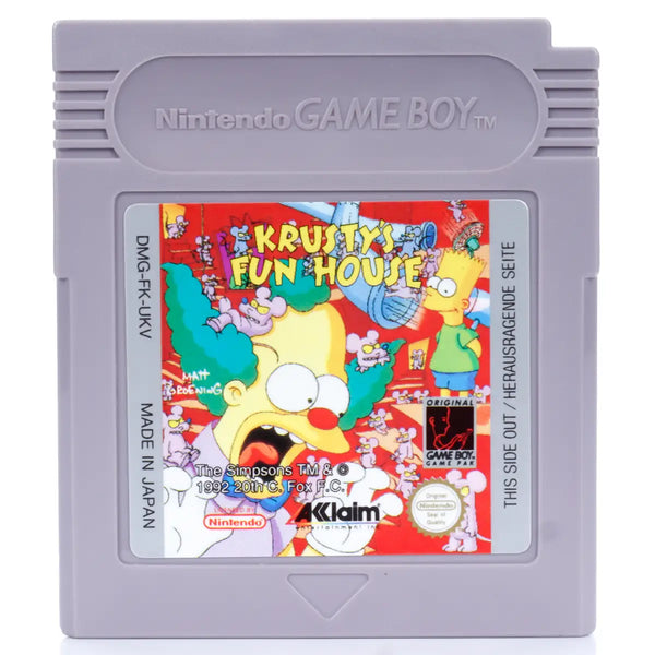 Krusty's Fun House - Gameboy spill