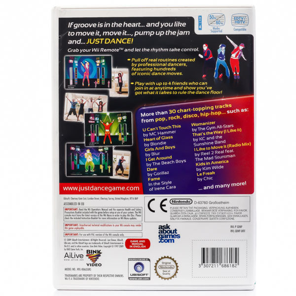Just Dance - Wii spill - Retrospillkongen