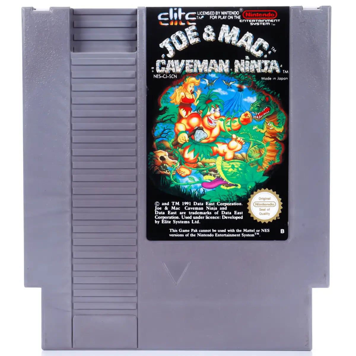 Joe & Mac: Caveman Ninja - NES spill - Retrospillkongen