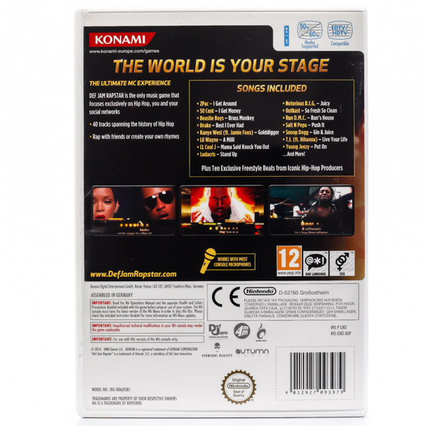 Def Jam: Rapstar - Wii spill - Retrospillkongen