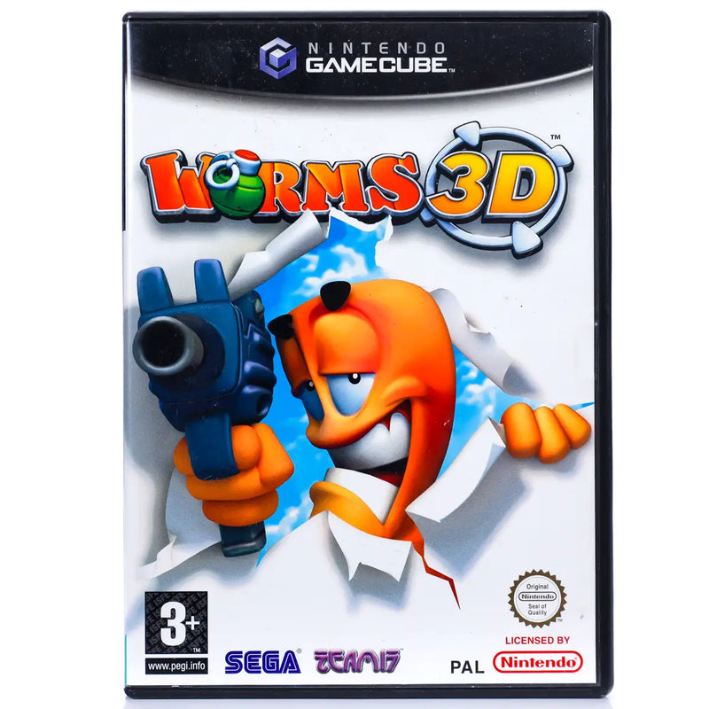 Worms 3D Gamecube spill Retrospillkongen