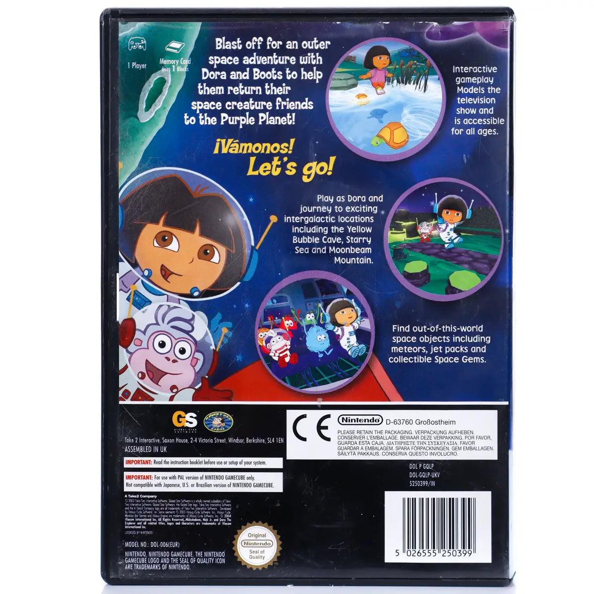 Dora the Explorer: Journey to the Purple Planet - Gamecube spill - Retrospillkongen