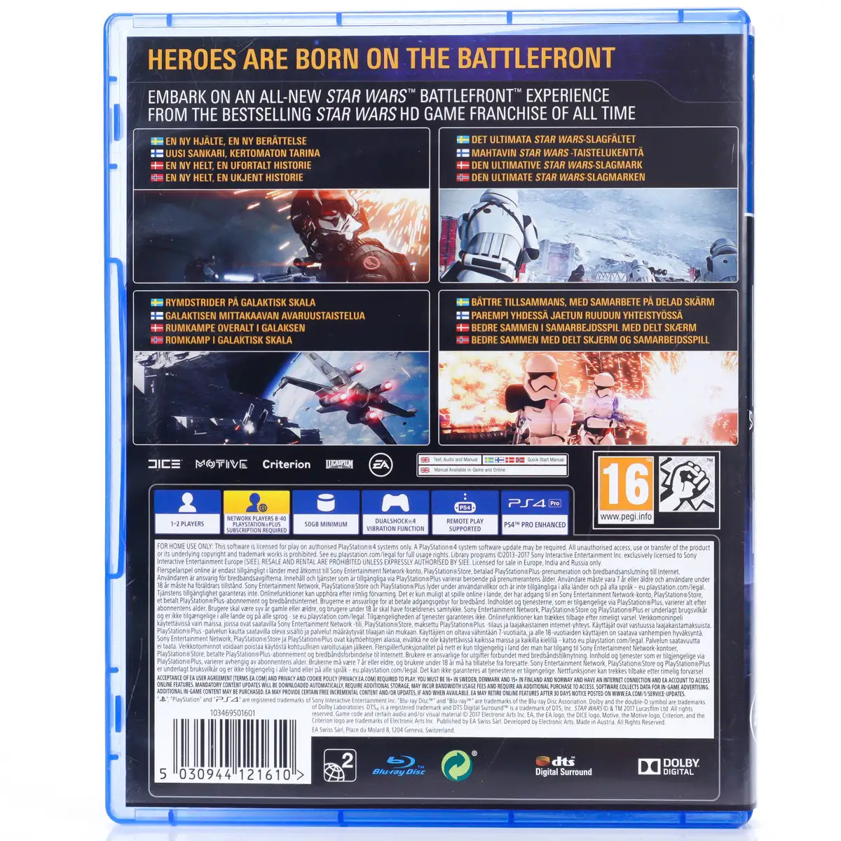 Star Wars Battlefront II - PS4 spill - Retrospillkongen