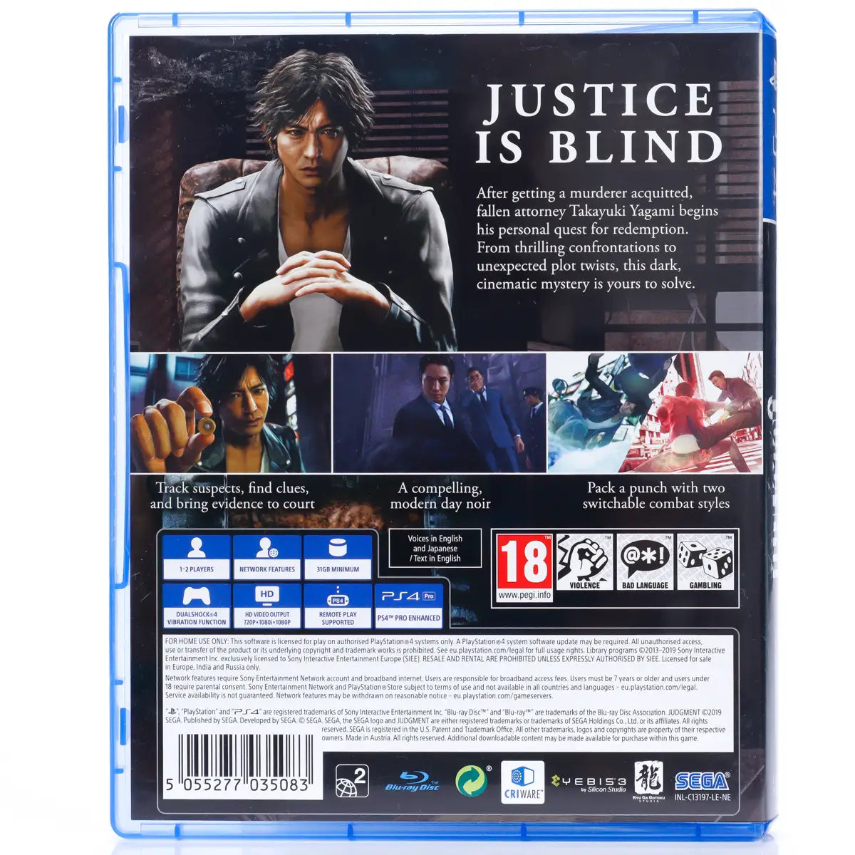 Judgment - PS4 spill - Retrospillkongen