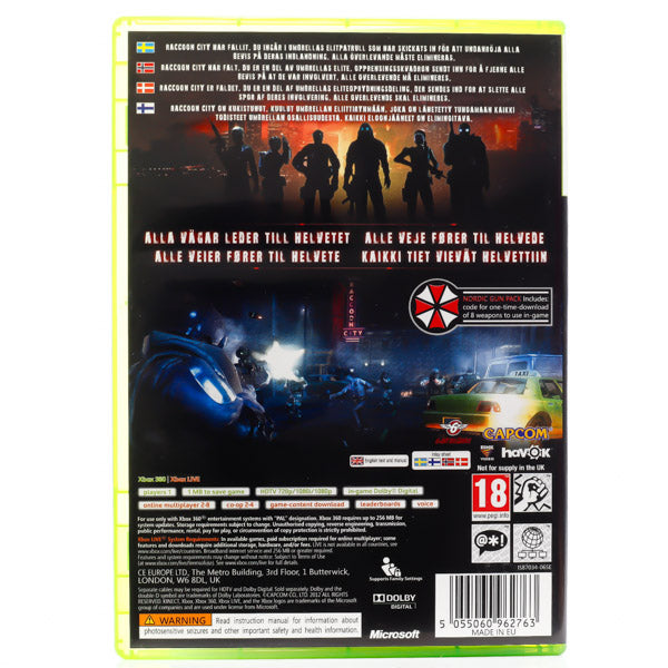 Resident Evil: Operation Raccoon City - Xbox 360 spill - Retrospillkongen