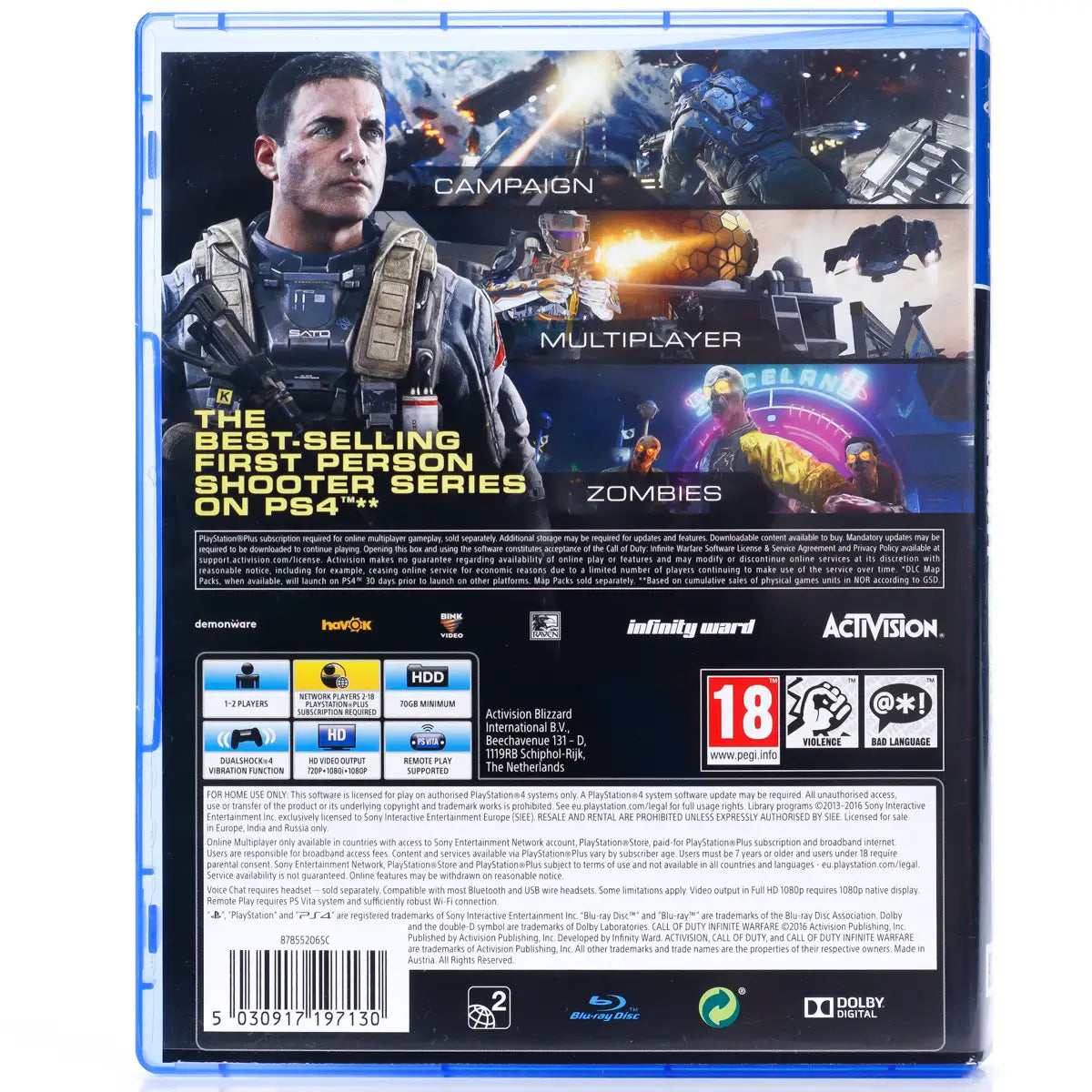 Call of Duty: Infinite Warfare - PS4 spill - Retrospillkongen
