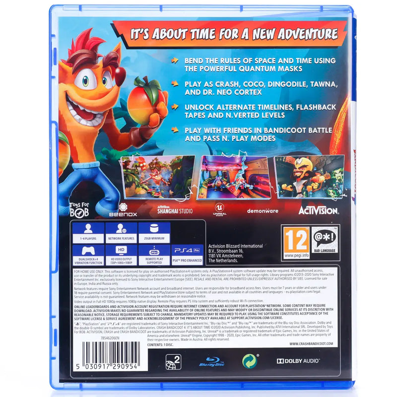 Crash Bandicoot 4: It's About Time - PS4 spill