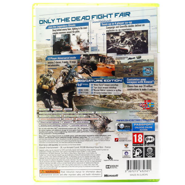 Tom Clancy's Ghost Recon: Future Soldier (Signature Edition) - Xbox 360 spill - Retrospillkongen
