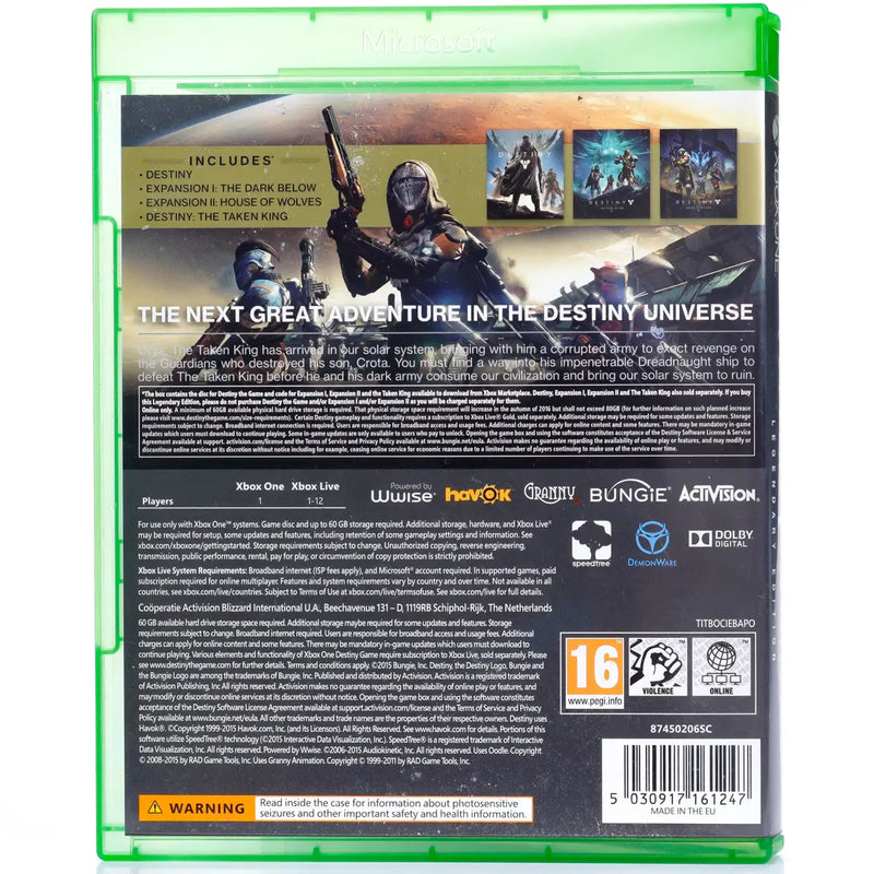 Destiny The Taken King - Xbox One Spill