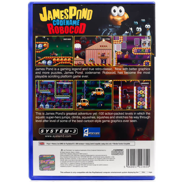 James Pond 2: Codename: RoboCod - PS2 Spill - Retrospillkongen