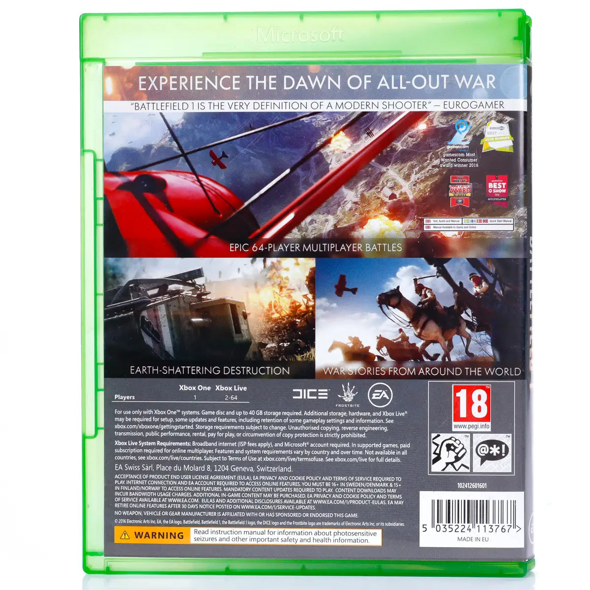 Battlefield 1 - Xbox One spill - Retrospillkongen