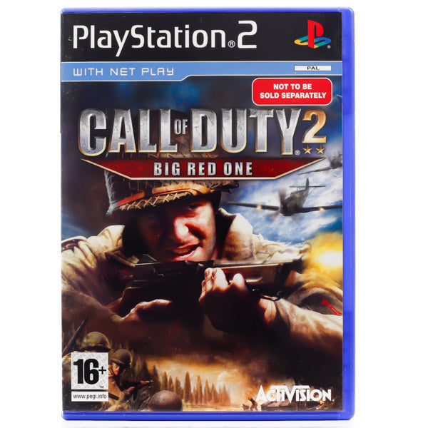 Call of Duty 2: Big Red One - PS2 spill - Retrospillkongen