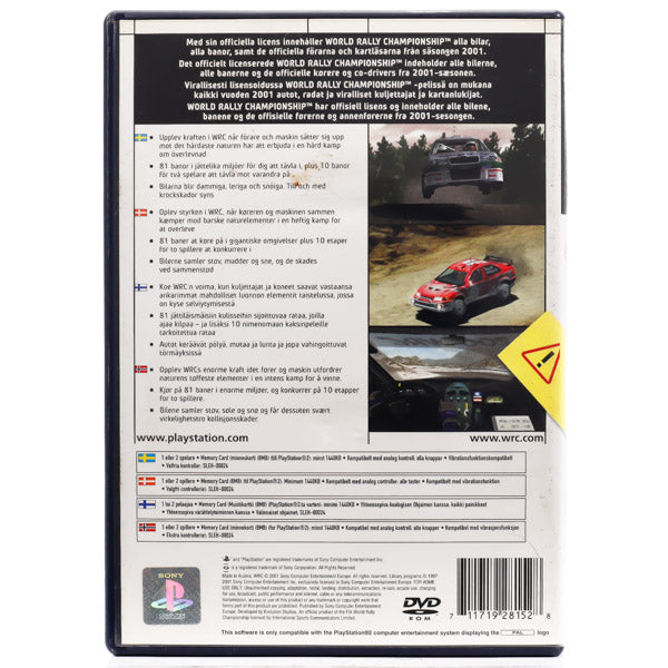WRC World Rally Championship - PS2 spill - Retrospillkongen