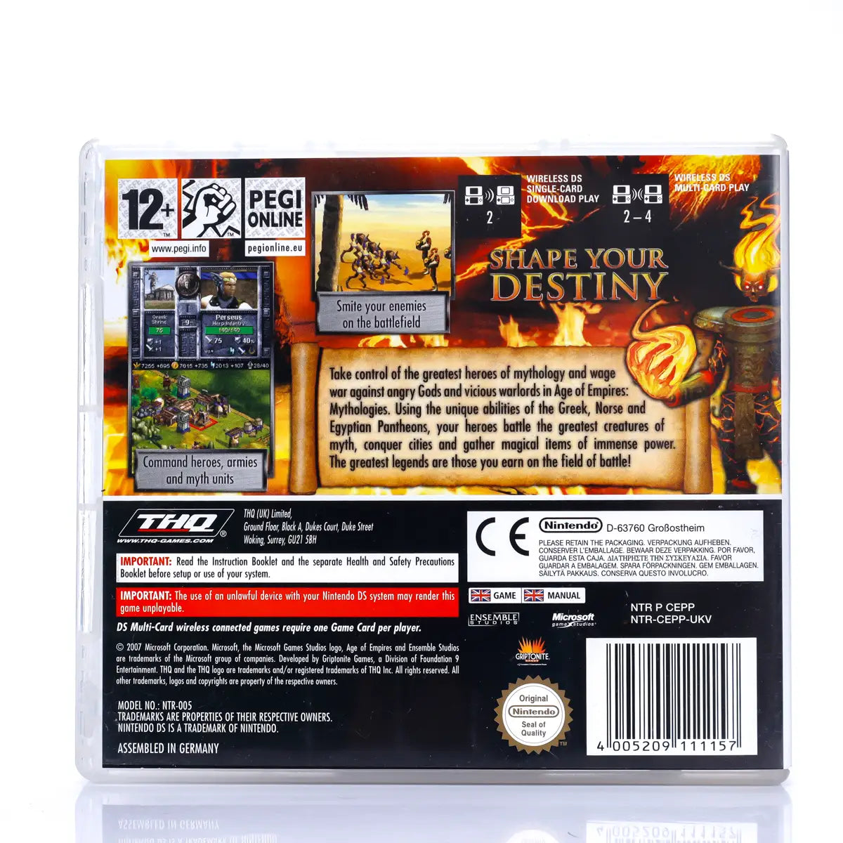 Age of Empires: Mythologies - Nintendo DS spill - Retrospillkongen