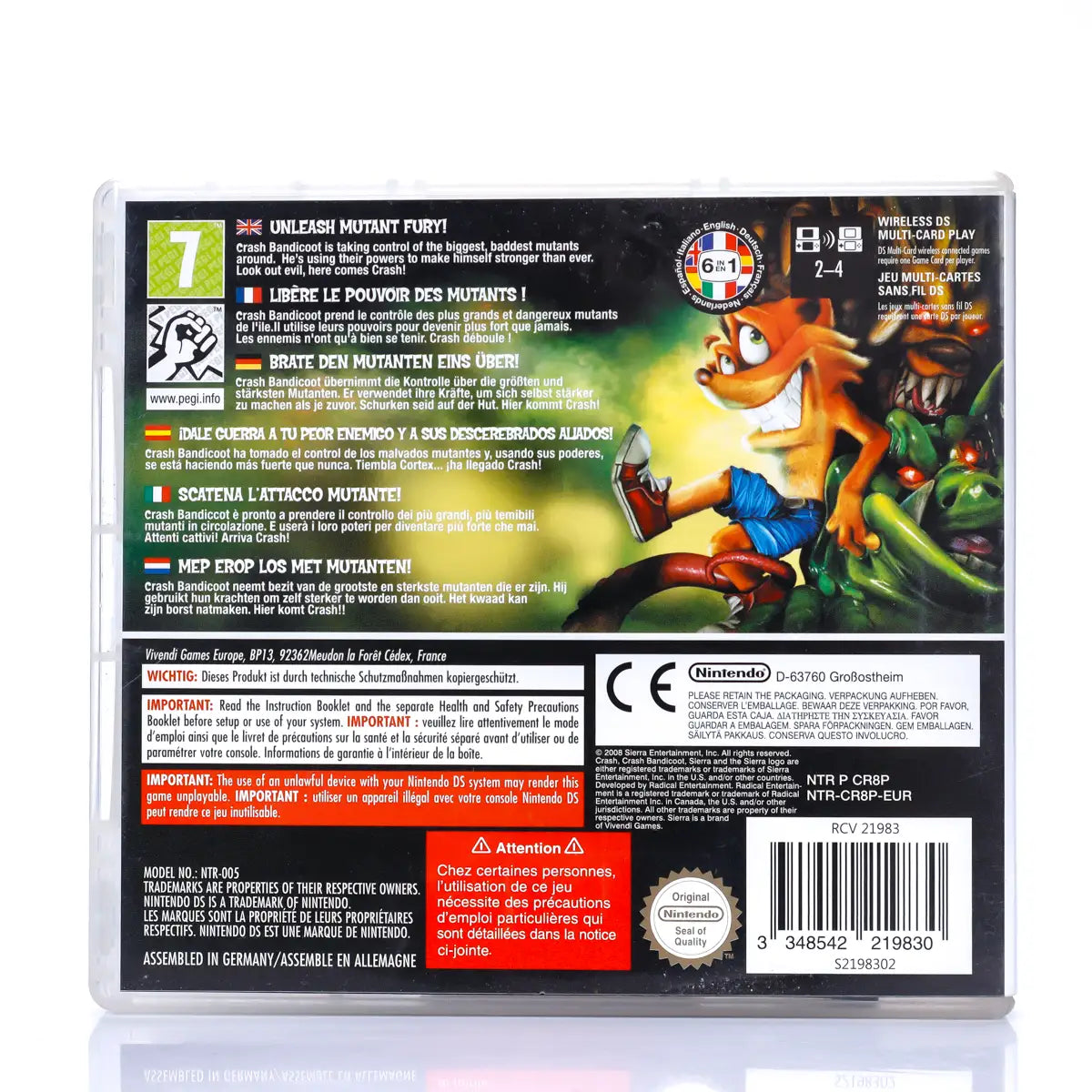 Crash: Mind Over Mutant - Nintendo DS spill - Retrospillkongen